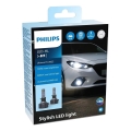 Philips 11258U3022X2 - К-кт 2xLED Крушка за автомобил Ultinon Pro3022 H1 P14,5s/20W/12/24V 6000K