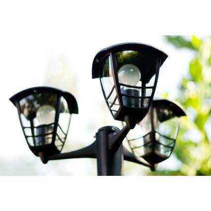 Philips 15385/30/16 - Екстериорна лампа MYGARDEN CREEK 3xE27/60W/230V IP44