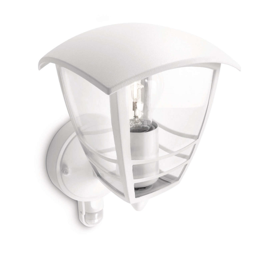 Philips - Екстериорна Стенна лампа на сензор 1xE27/60W IP44