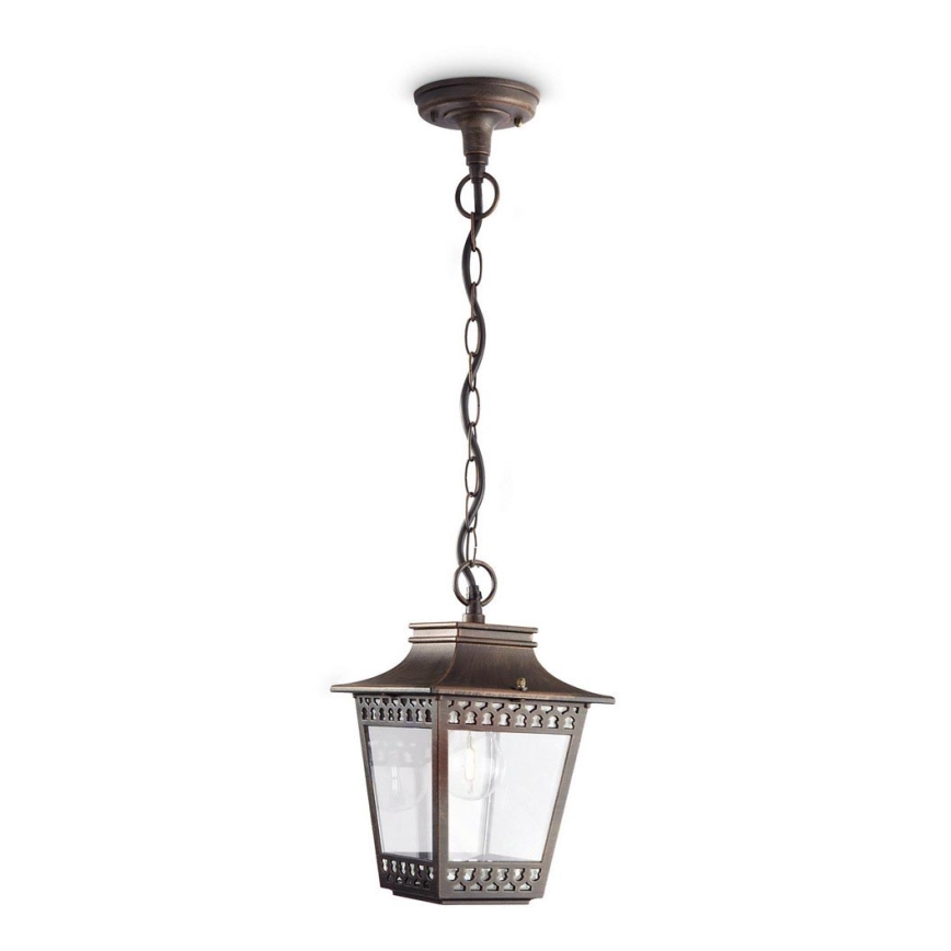 Philips 15406/86/PN - Екстериорен полилей HEDGE 1xE27/60W/230V IP44