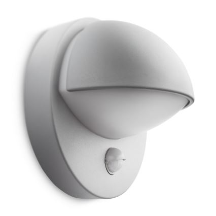 Philips - Екстериорен аплик със сензор JUNE E27/12W IP44