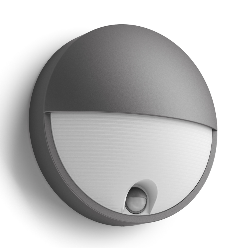 Philips - LED Екстериорна лампа със сензор LED/6W IP44