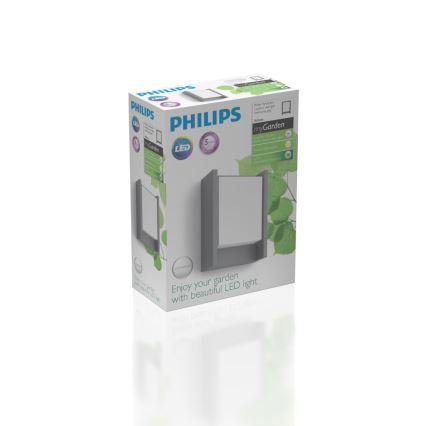 Philips - LED Екстериорен аплик LED/6W/230V 2700K IP44