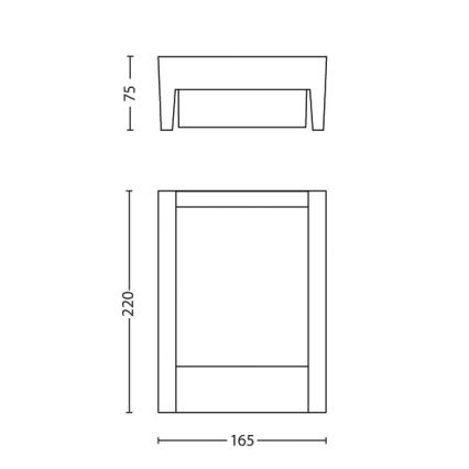 Philips - LED Екстериорен аплик LED/6W/230V 4000K IP44
