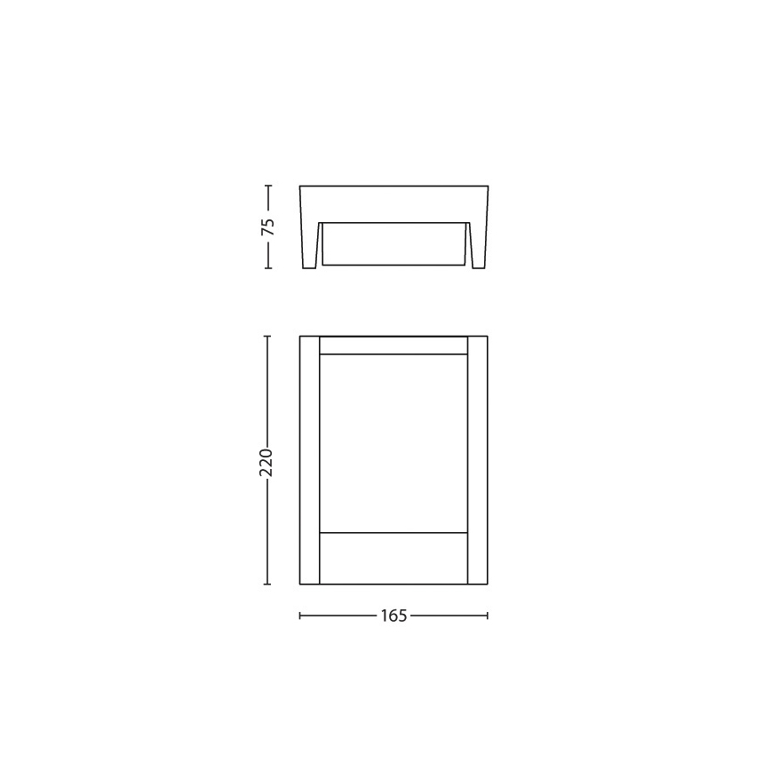 Philips - LED Екстериорен аплик LED/6W/230V 4000K IP44