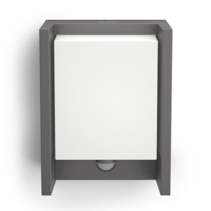 Philips - LED Екстериорен аплик със сензор LED/6W 2700K IP44