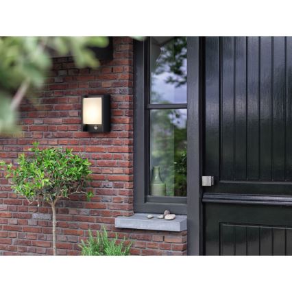 Philips - LED Екстериорен аплик със сензор LED/6W 2700K IP44