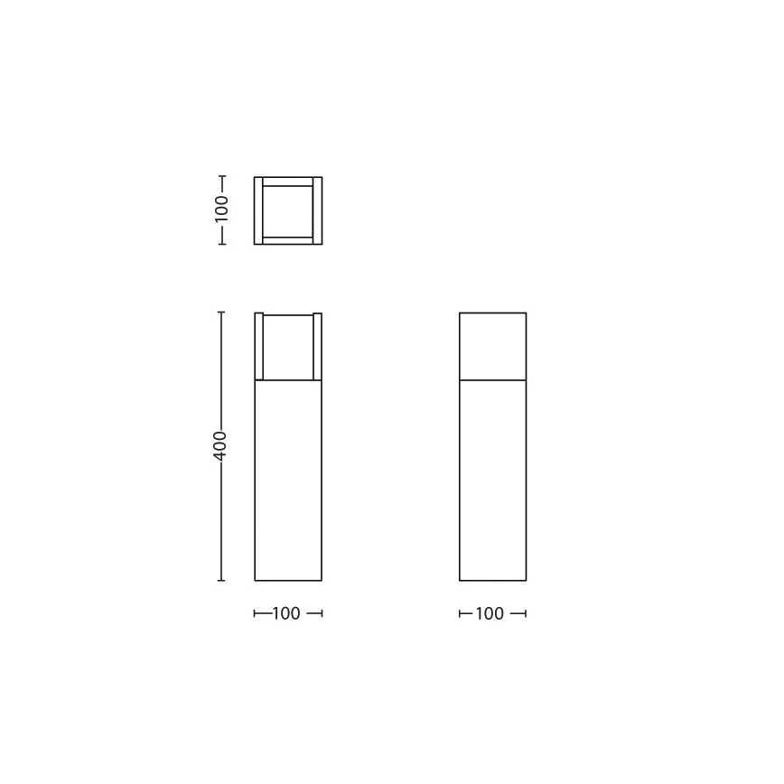 Philips - LED Екстериорна лампа LED/6W/230V 2700K IP44