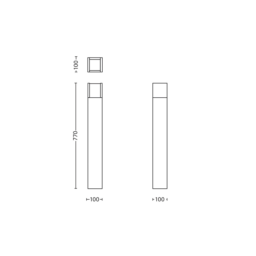 Philips - LED Екстериорна лампа LED/6W/230V 2700K IP44