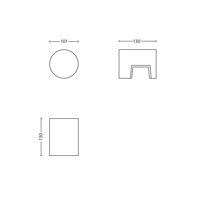 Philips - LED Екстериорна лампа 1xLED/6W/230V IP44