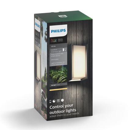Philips - LED Димируем екстериорен аплик Hue TURACO 1xE27/9,5W/230V IP44