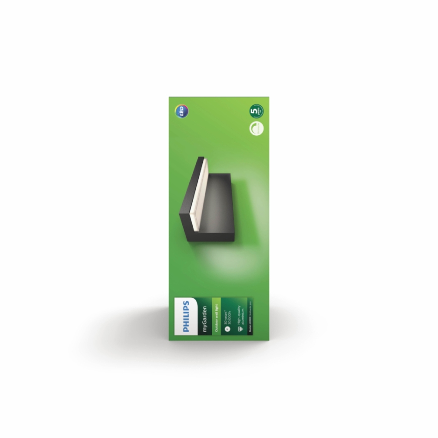 Philips - LED Екстериорен аплик 2xLED/4,5W/230V 4000K IP44