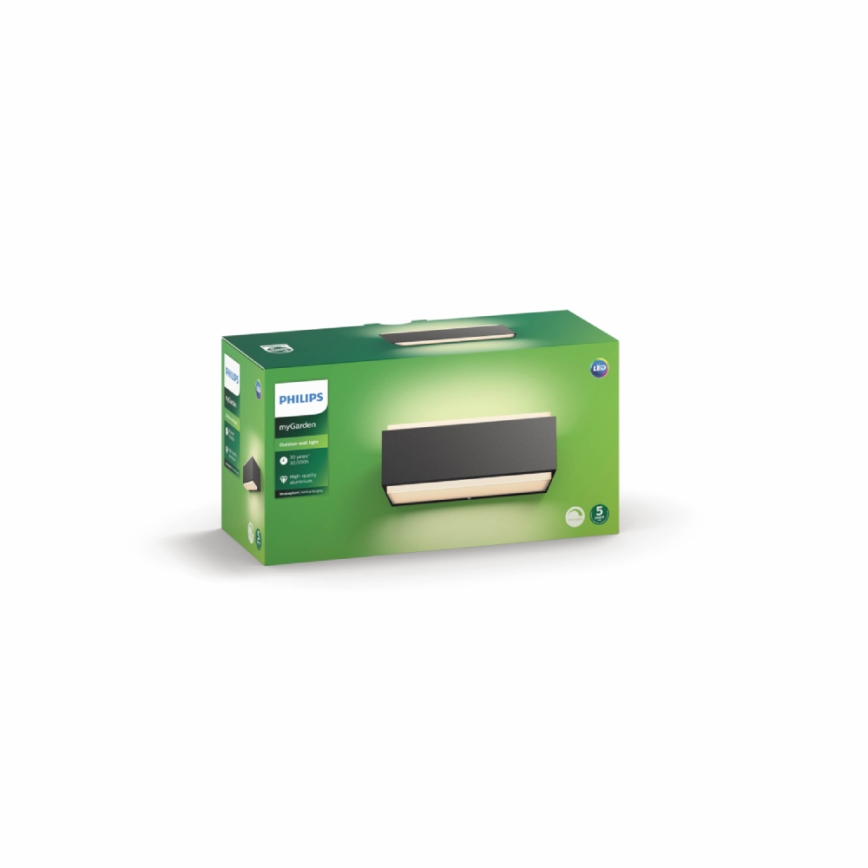 Philips - Екстериорен аплик 2xLED/4,5W IP44