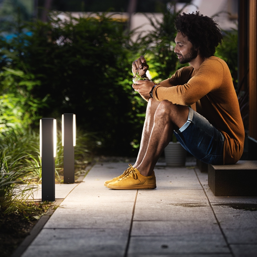 Philips - Екстериорна лампа колона 2xLED/4,5W IP44