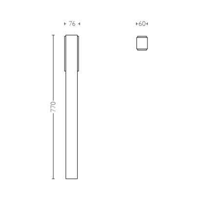 Philips - LED Екстериорна лампа 2xLED/4,5W/230V IP44