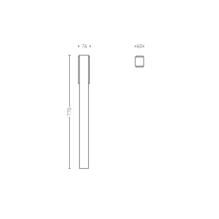 Philips - LED Екстериорна лампа 2xLED/4,5W/230V IP44