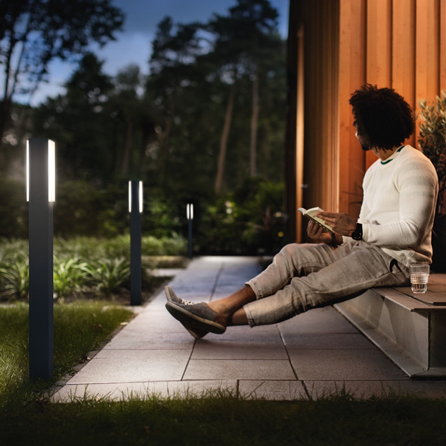 Philips - Екстериорна лампа-колона 2xLED/4,5W IP44