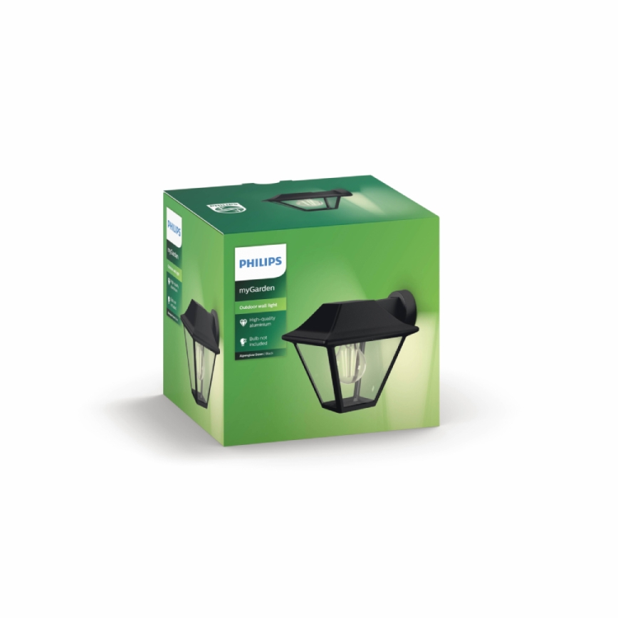 Philips - Екстериорна Стенна лампа E27/60W/230V IP44