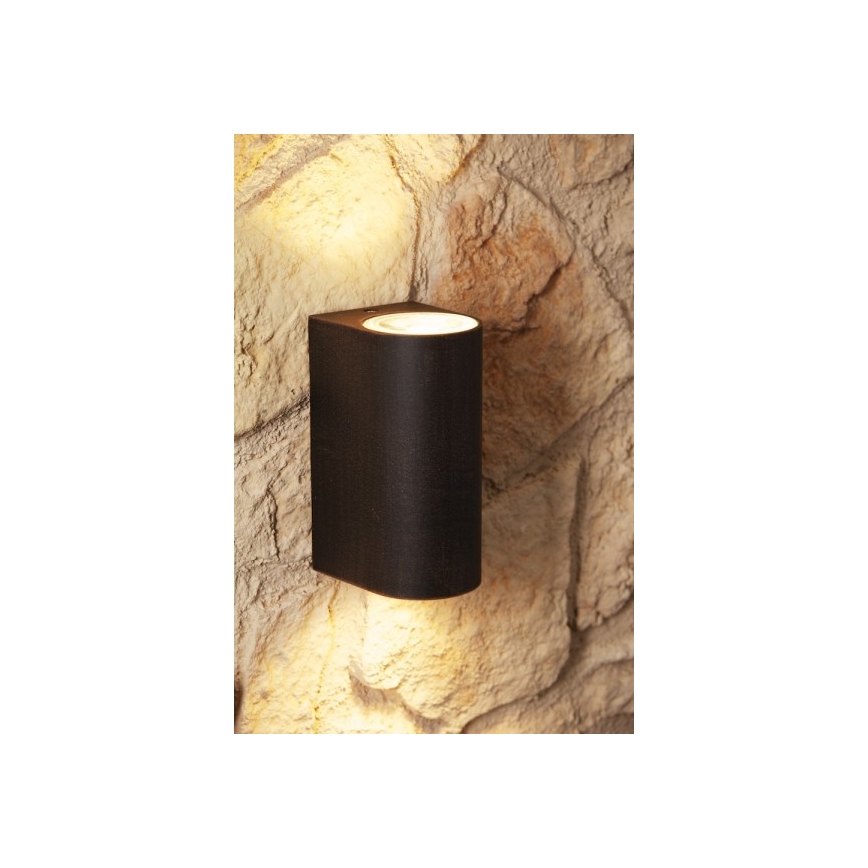 Philips 17102/86/16 - Външна, настенна лампа MYGARDEN NIGHTINGALE 2xGU10/35W IP44