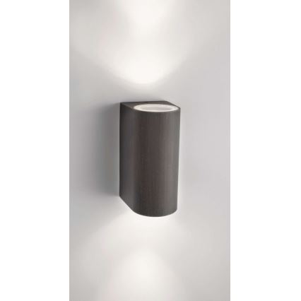 Philips 17102/86/16 - Външна, настенна лампа MYGARDEN NIGHTINGALE 2xGU10/35W IP44