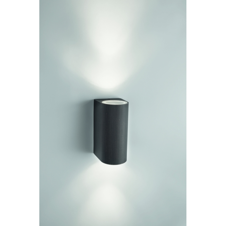 Philips - Екстериорна Стенна лампа 2xGU10/35W/230V IP44