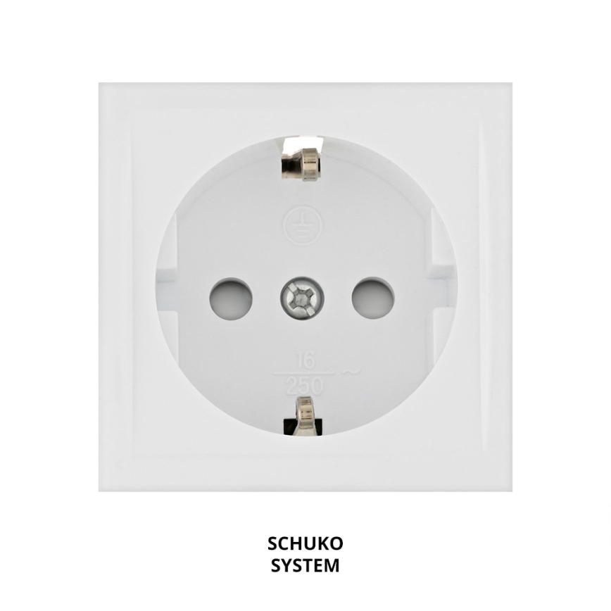 Philips 17108/47/16 - Екстериорен стълб с контакти MYGARDEN ROCK 230V IP44 SCHUKO