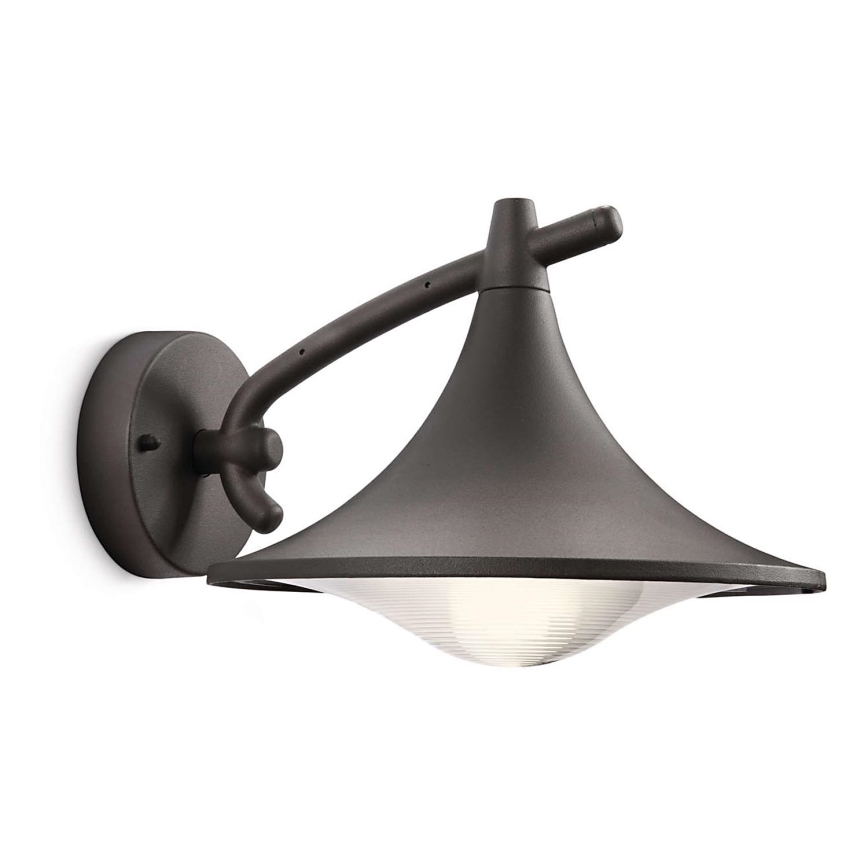 Philips 17207/93/16 - Екстериорна Стенна лампа MYGARDEN CEDAR 1xE27/15W/230V IP44