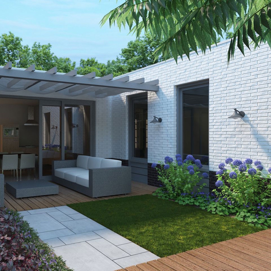Philips 17207/93/16 - Екстериорна Стенна лампа MYGARDEN CEDAR 1xE27/15W/230V IP44