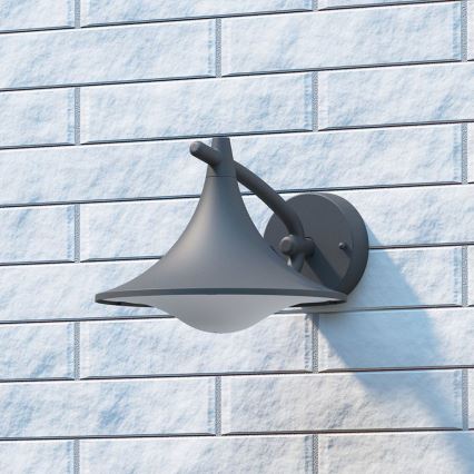 Philips 17207/93/16 - Екстериорна Стенна лампа MYGARDEN CEDAR 1xE27/15W/230V IP44