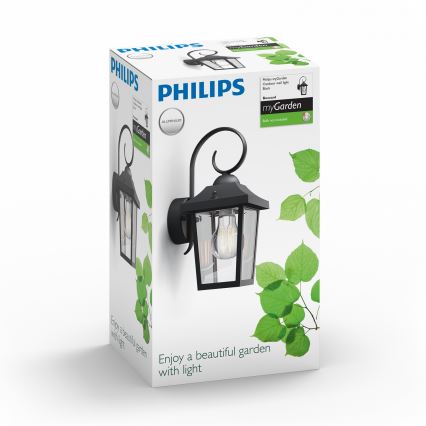 Philips - Екстериорна лампа 1xE27/60W/230V IP44