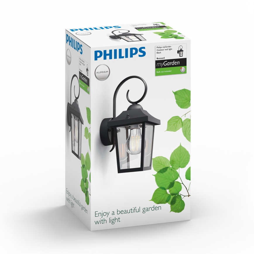 Philips - Екстериорна лампа 1xE27/60W/230V IP44