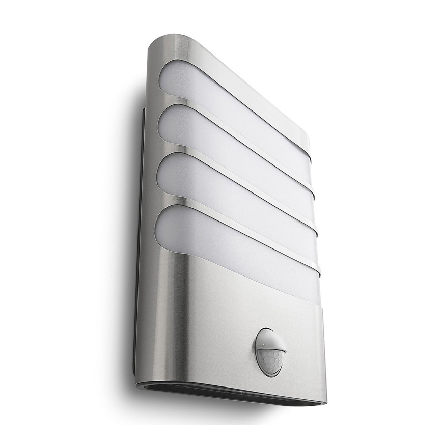 Philips - LED Екстериорен аплик със сензор 1xLED/3W IP44