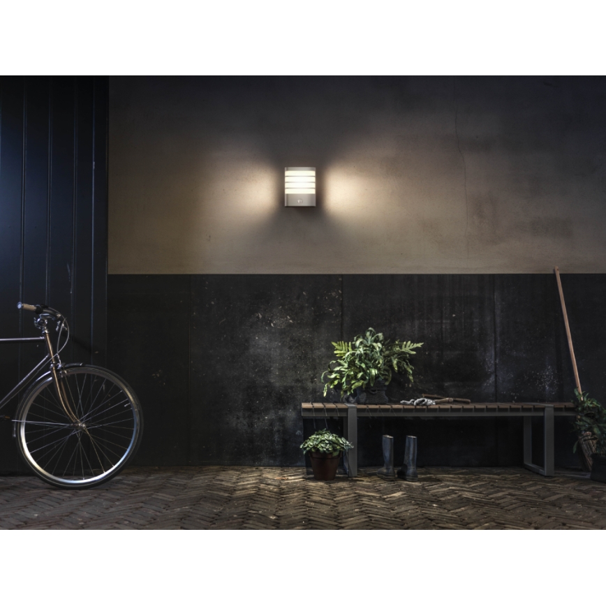 Philips - LED Екстериорен аплик със сензор 1xLED/3W IP44