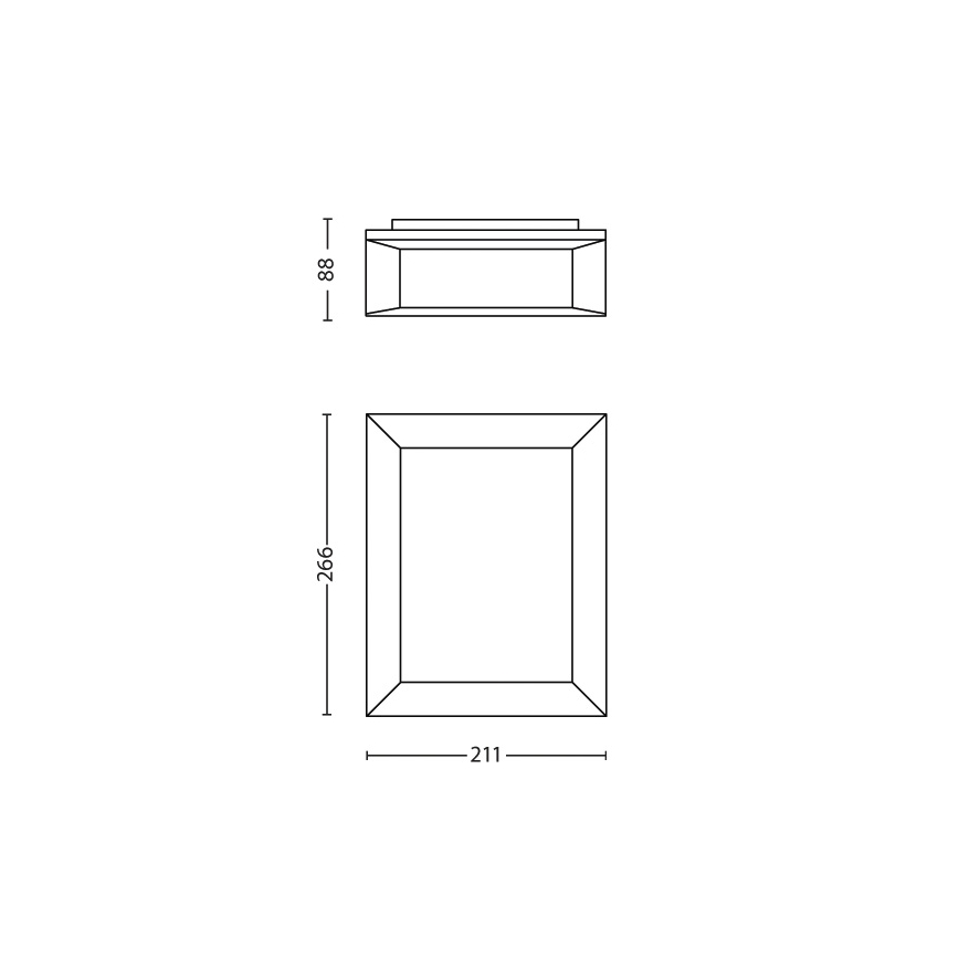 Philips - Екстериорен аплик 1xLED/6W/230V IP44