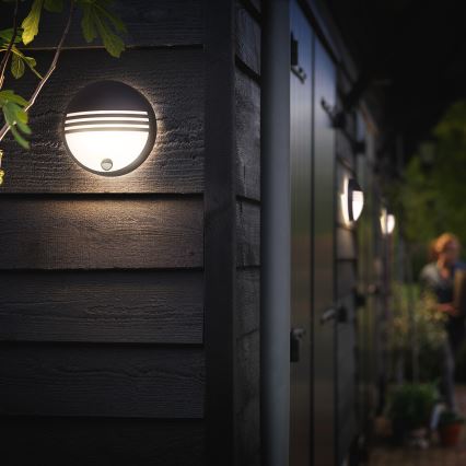 Philips - LED Екстериорен аплик със сензор 1xLED/6W/230V IP44
