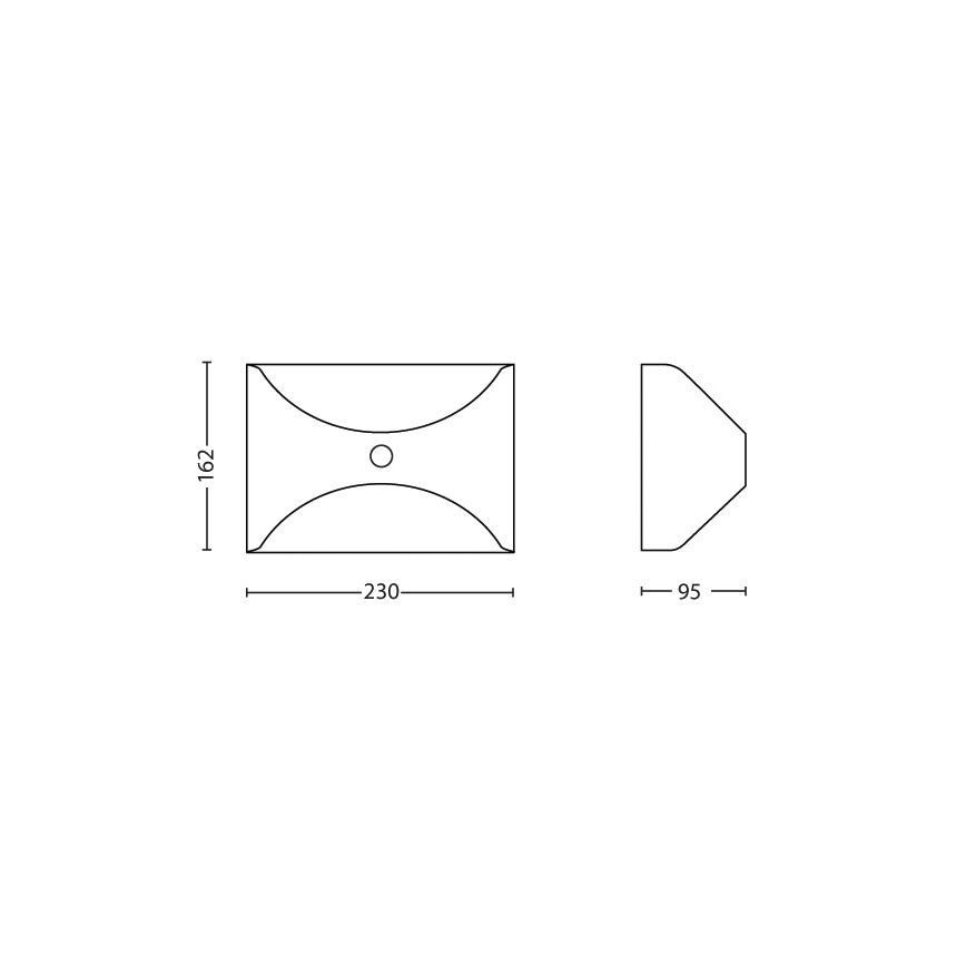 Philips - Външно сензорно осветително тяло LED/6W/230V IP44