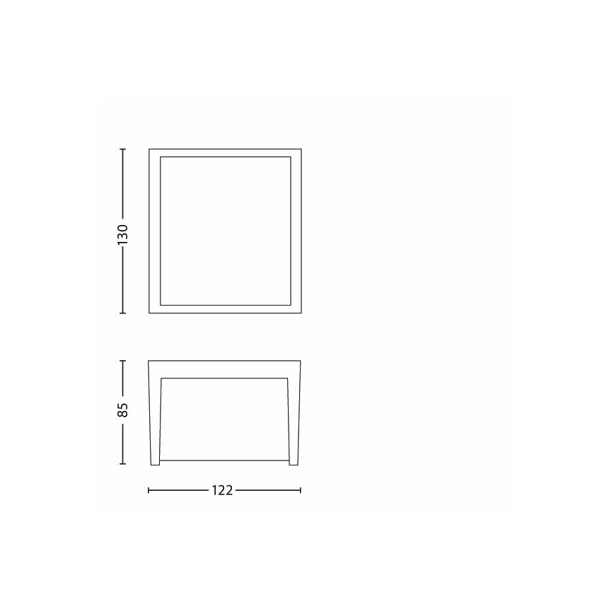 Philips - LED Екстериорен аплик LED/3W/230V IP44 2700K