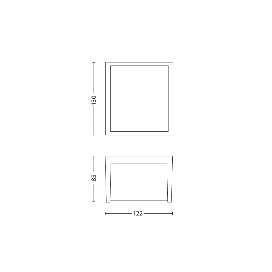 Philips - Екстериорен аплик 1xLED/3W/230V IP44 4000K