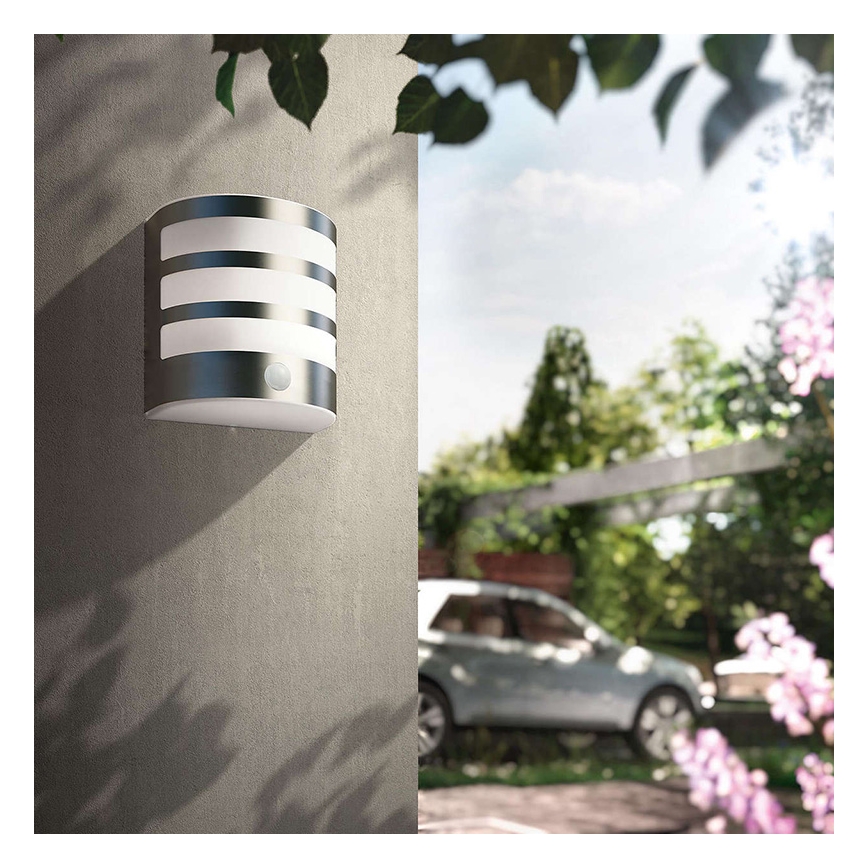 Philips - LED Екстериорен аплик със сензор 1xLED/3W IP44
