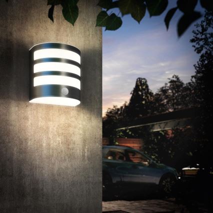 Philips - LED Екстериорен аплик със сензор 1xLED/3W IP44