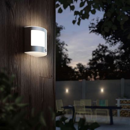 Philips - LED Външна, настенна лампа с детектор 1xLED/3,5W IP44