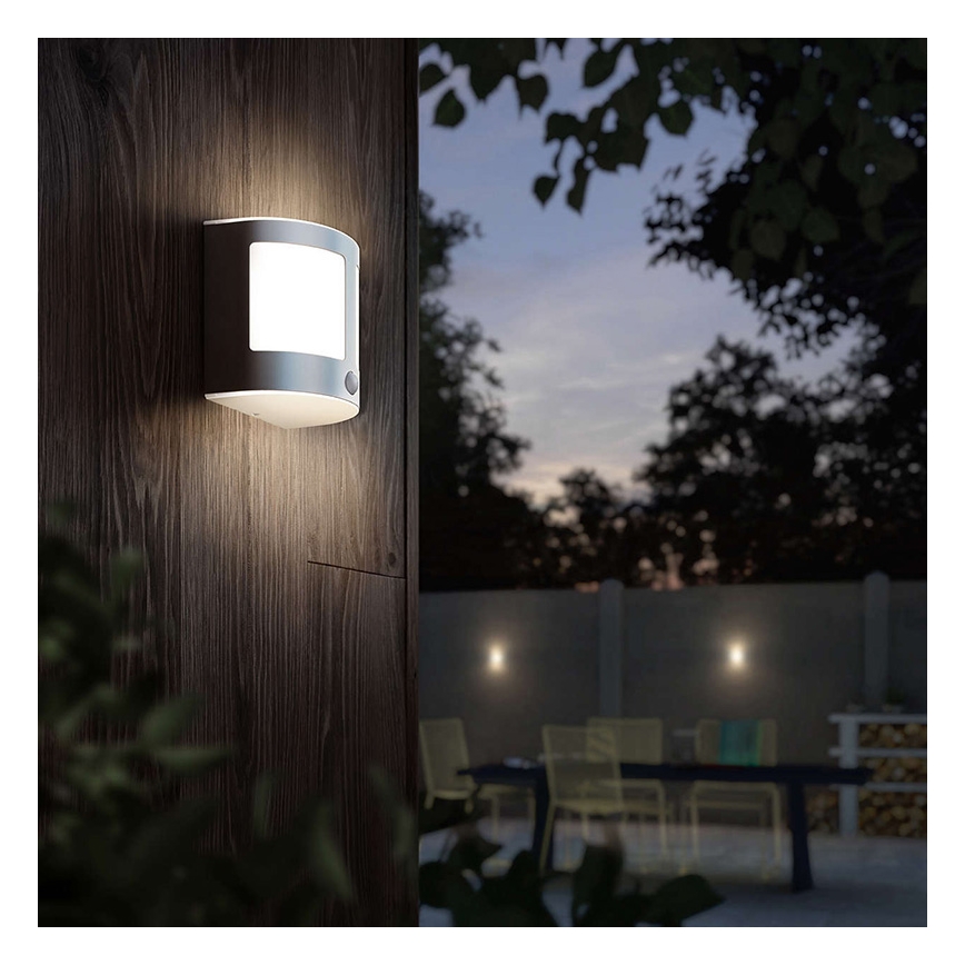 Philips - LED Външна, настенна лампа с детектор 1xLED/3,5W IP44