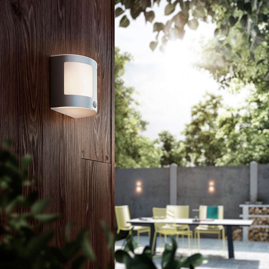 Philips - LED Външна, настенна лампа с детектор 1xLED/3,5W IP44