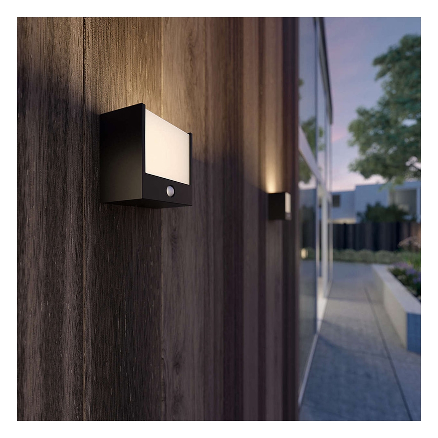 Philips - LED Екстериорен аплик със сензор 1xLED/3,5W IP44