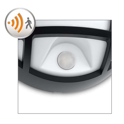 Philips 17319/30/16 - LED Екстериорен аплик със сензор EAGLE 1xLED/3W