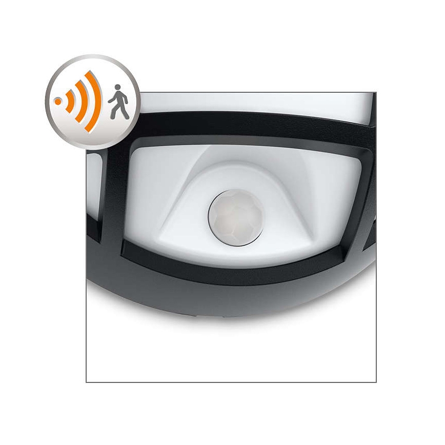 Philips 17319/30/16 - LED Екстериорен аплик със сензор EAGLE 1xLED/3W