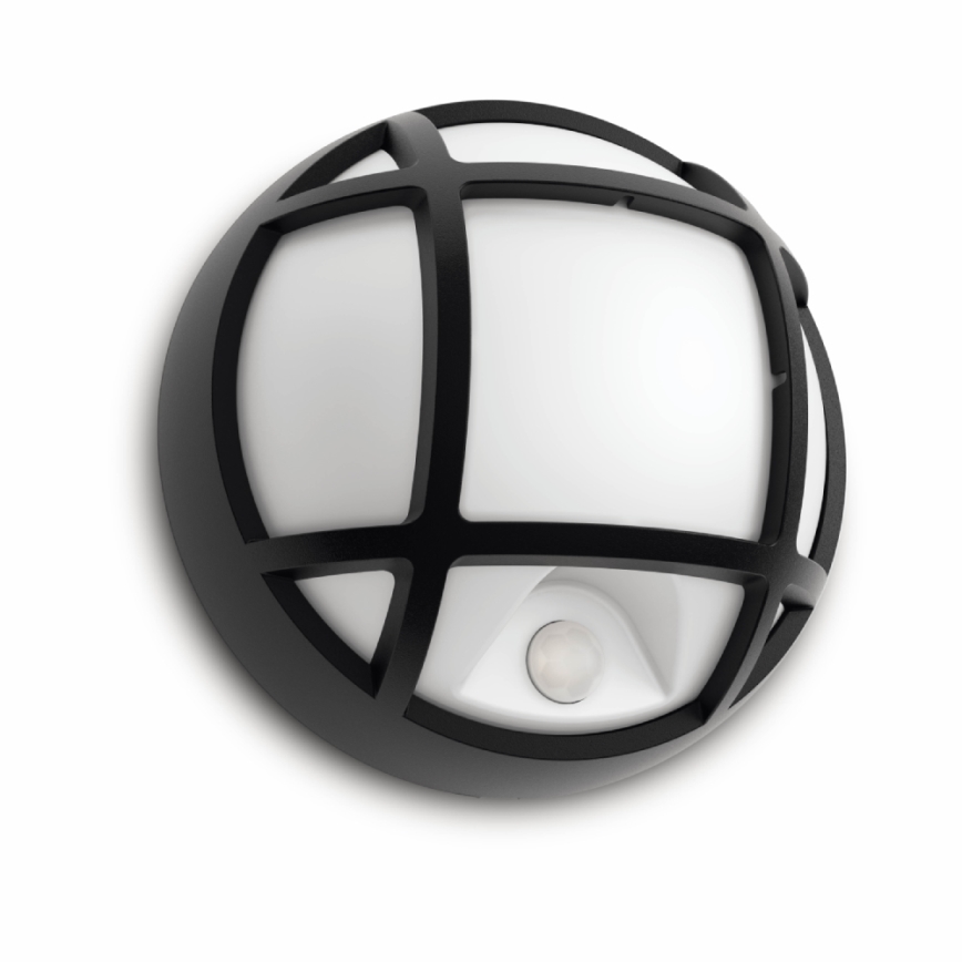 Philips 17319/30/16 - LED Екстериорен аплик със сензор EAGLE 1xLED/3W