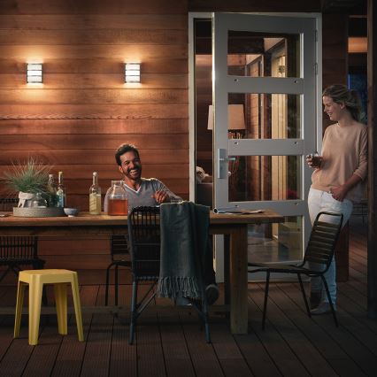 Philips - Външен стенен LED осветител/6W/230V IP44