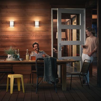 Philips - Екстериорен аплик със сензор 1xLED/6W/230V IP44