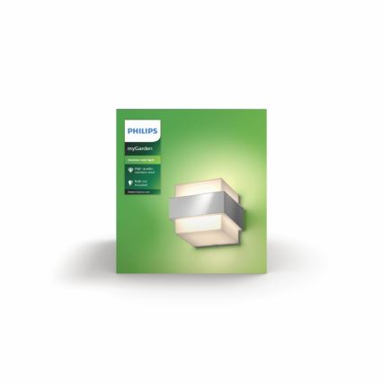 Philips - Екстериорна Стенна лампа E27/42W IP44